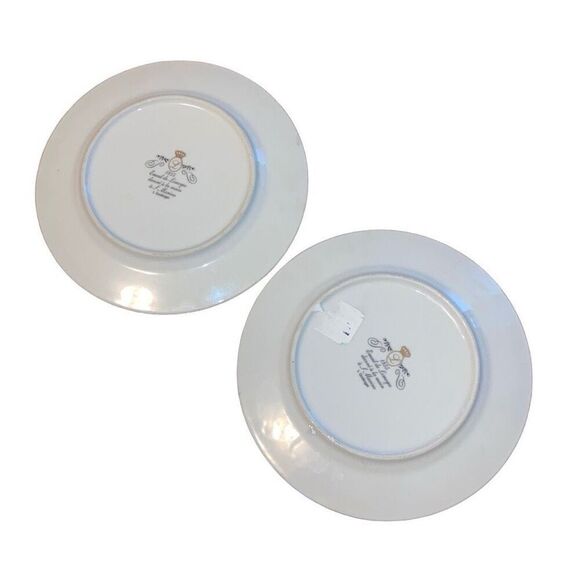 Vtg Set of 2 Collectible L Godinger 1855 Animal Leopard Print Plates Home Decor - Picture 2 of 4